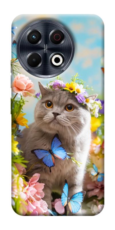 Чехол itsPrint Spring cat для TECNO Spark 30 Pro (KL7), животные, купить оптом с доставкой