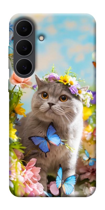 Чохол itsPrint Spring cat для Samsung Galaxy S25 FE, тварини, купити оптом з доставкою