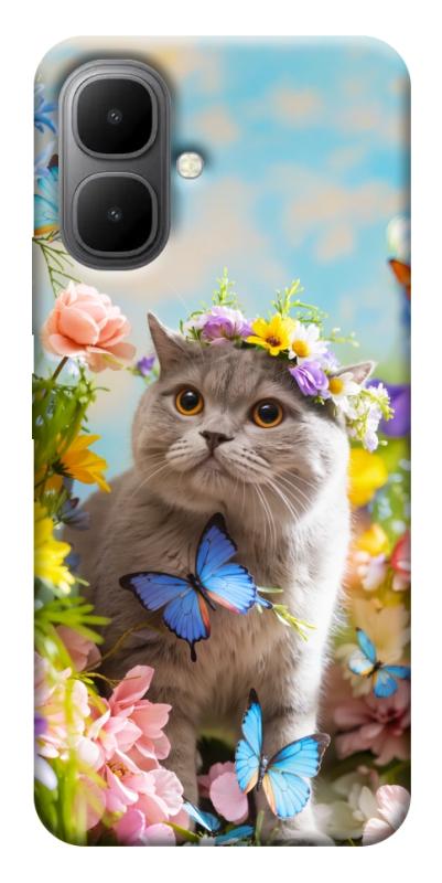 Чохол itsPrint Spring cat для Infinix Smart 10, тварини, купити оптом з доставкою