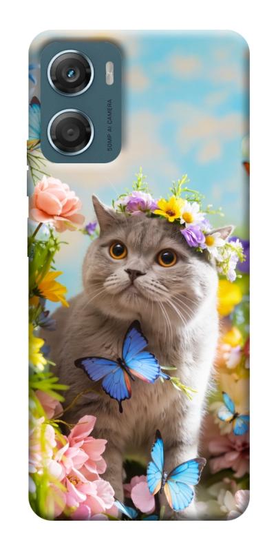 Чехол itsPrint Spring cat для Motorola Moto G06, животные, купить оптом с доставкой