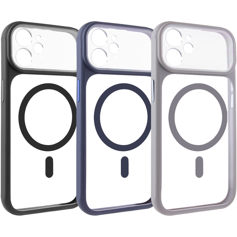 Чехол TPU+PC GETMAN Moon Clear with MagSafe для Apple iPhone 11 (6.1"), TPU+PC, купить оптом с доставкой