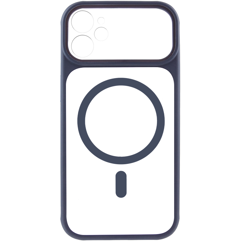 Чехол TPU+PC GETMAN Moon Clear with MagSafe для Apple iPhone 11 (6.1"), Blue 1, TPU+PC, купить оптом с доставкой