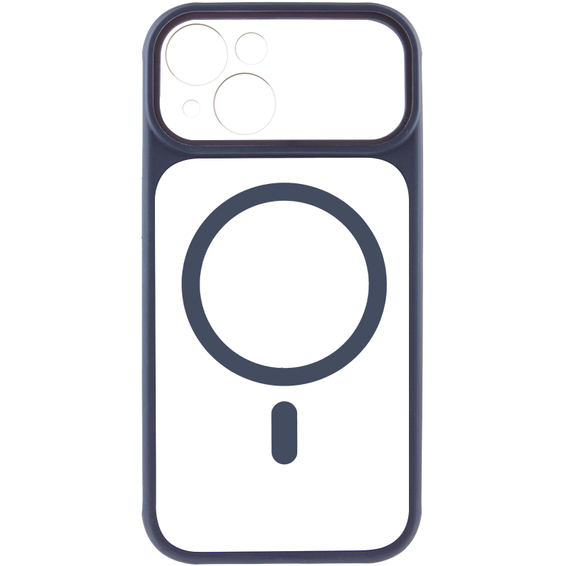 Чехол TPU+PC GETMAN Moon Clear with MagSafe для Apple iPhone 14 (6.1) на картинке №2