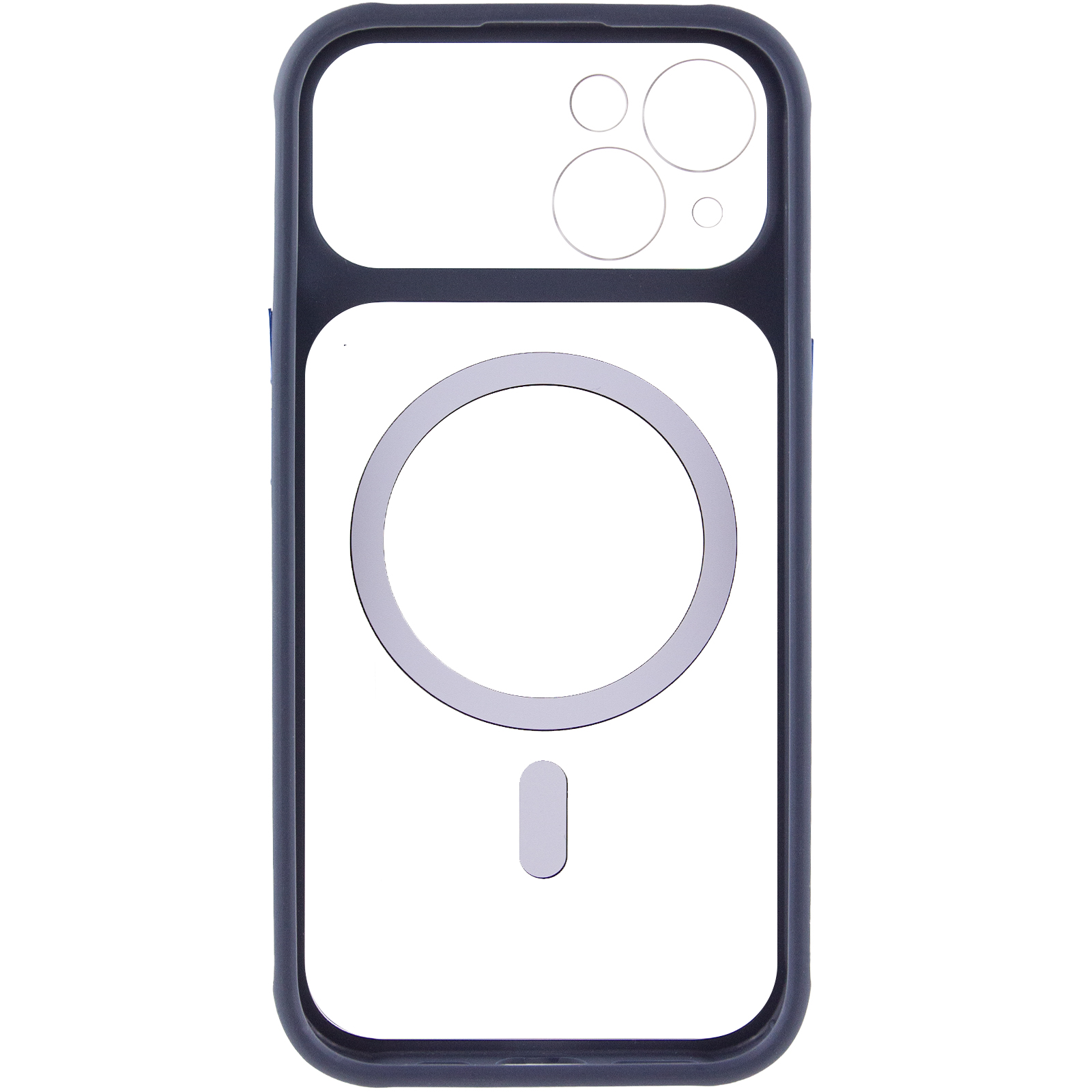 Чехол TPU+PC GETMAN Moon Clear with MagSafe для Apple iPhone 14 (6.1"), Blue 2, TPU+PC, купить оптом с доставкой