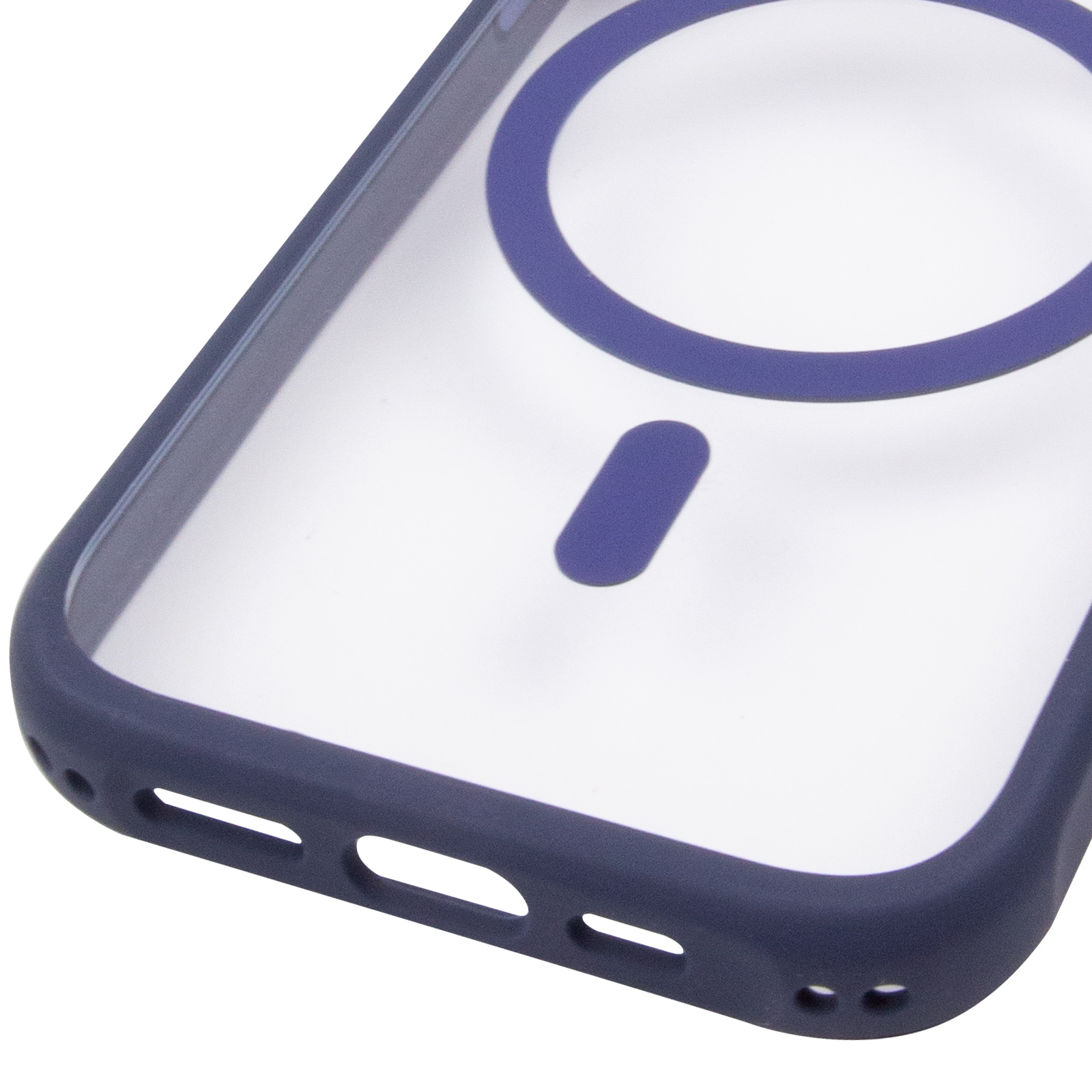Чехол TPU+PC GETMAN Moon Clear with MagSafe для Apple iPhone 16 Pro Max (6.9"), Blue 4, TPU+PC, купить оптом с доставкой