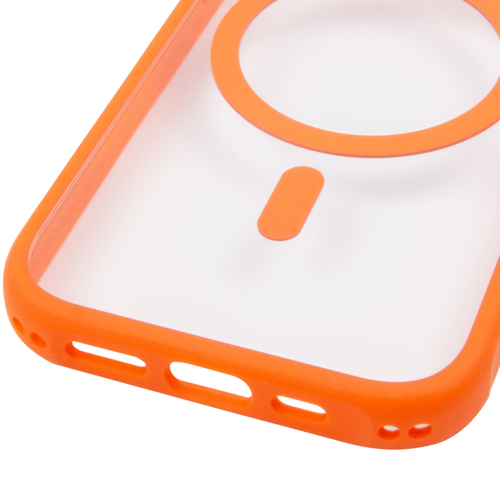 Чохол TPU+PC GETMAN Moon Clear with MagSafe для Apple iPhone 17 (6.3"), Orange 4, TPU+PC, купити оптом з доставкою