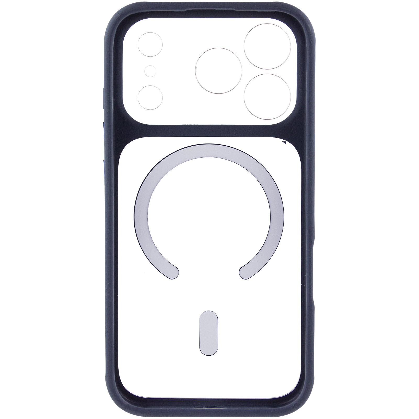 Чохол TPU+PC GETMAN Moon Clear with MagSafe для Apple iPhone 17 Pro Max (6.9"), Blue 2, TPU+PC, купити оптом з доставкою