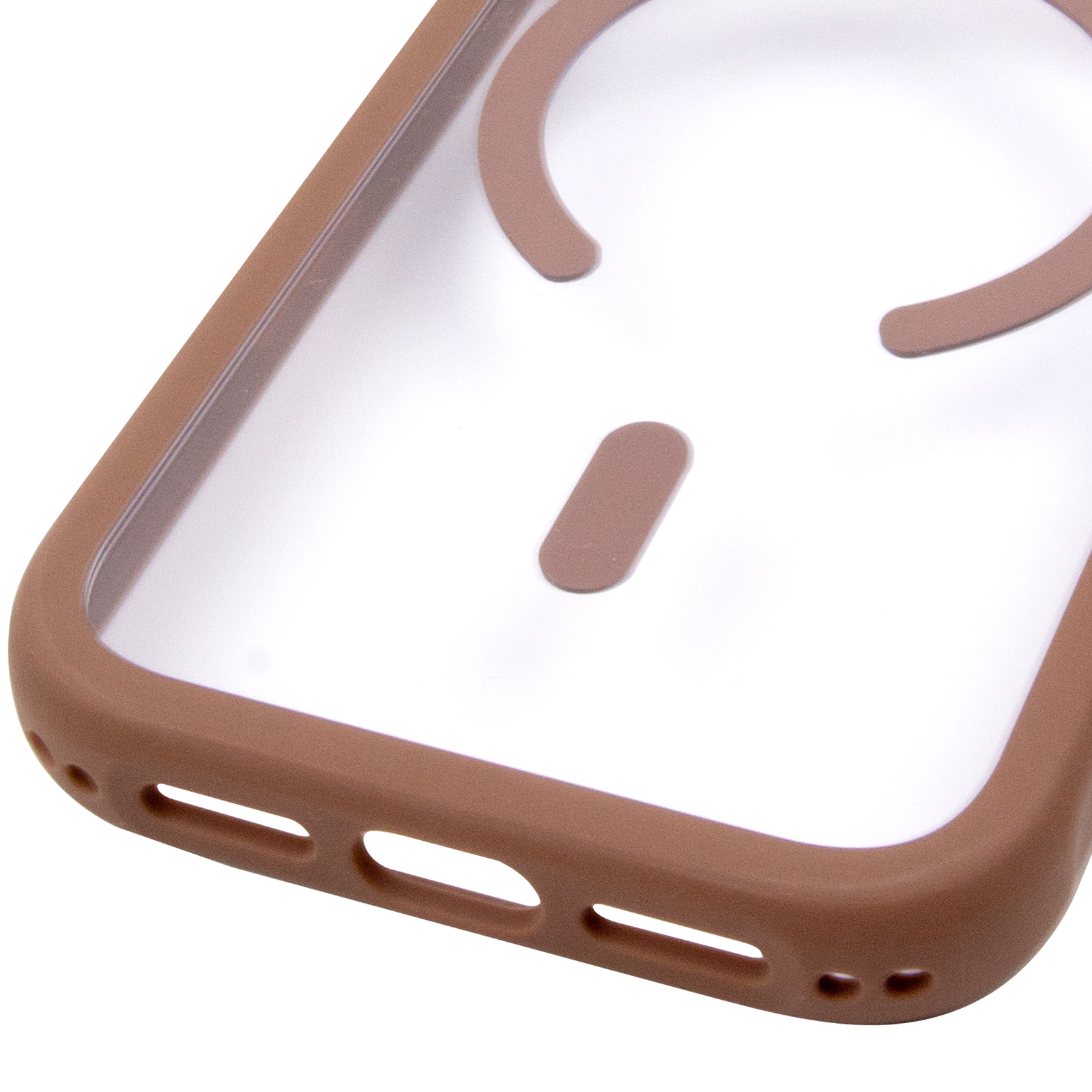 Чохол TPU+PC GETMAN Moon Clear with MagSafe для Apple iPhone 17 Pro Max (6.9"), Brown 4, TPU+PC, купити оптом з доставкою