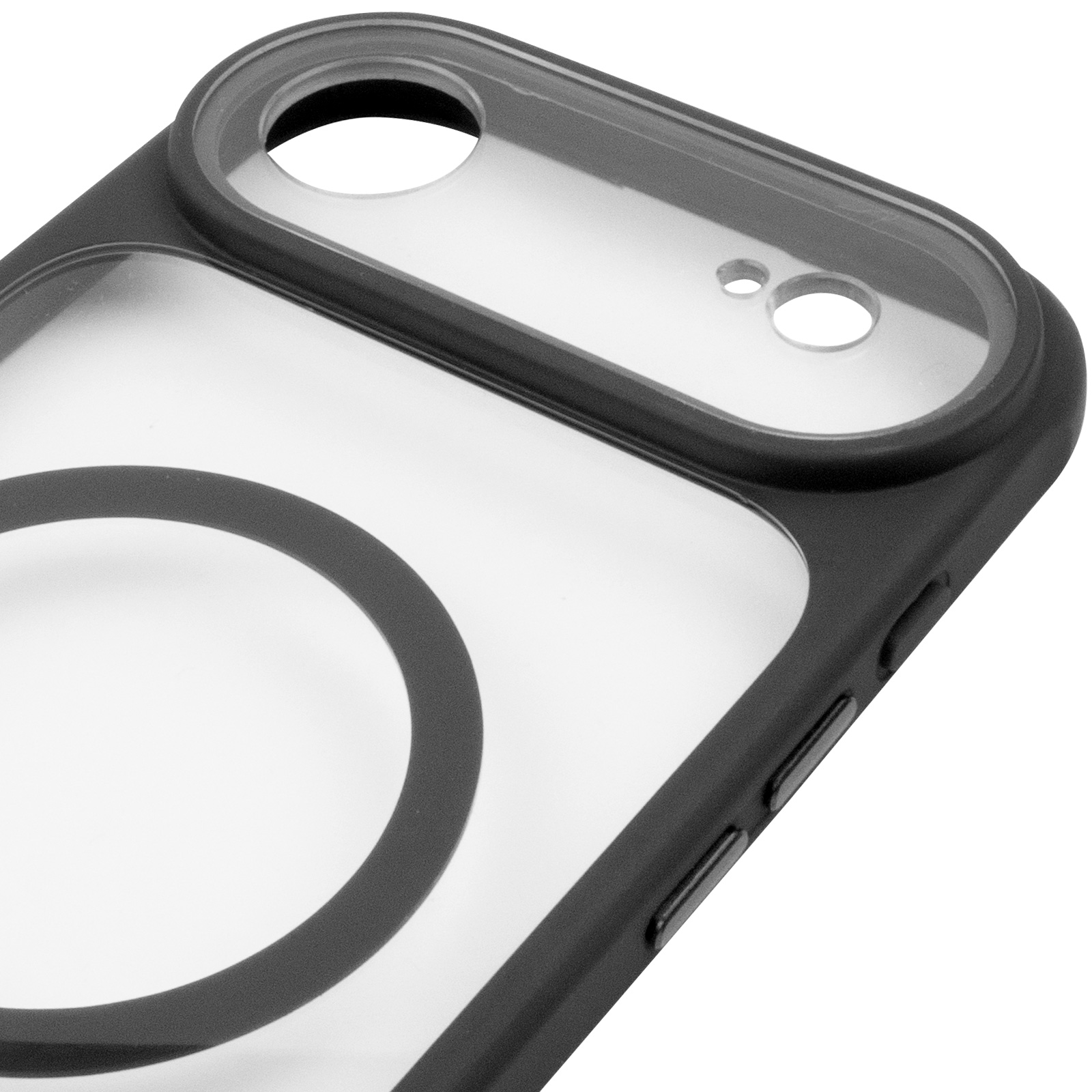 Чехол TPU+PC GETMAN Moon Clear with MagSafe для Apple iPhone 17 Air (6.5"), Black 4, TPU+PC, купить оптом с доставкой