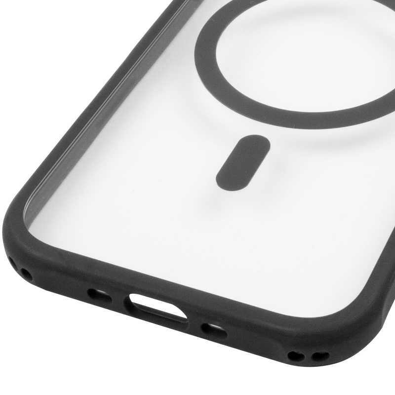 Чехол TPU+PC GETMAN Moon Clear with MagSafe для Apple iPhone 17 Air (6.5"), Black 5, TPU+PC, купить оптом с доставкой