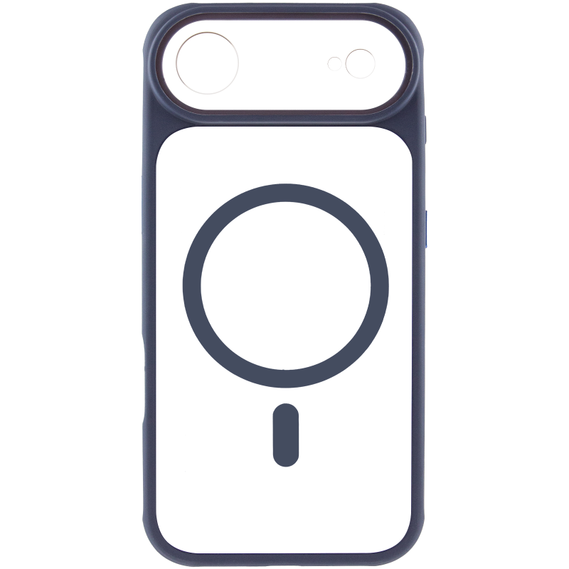 Чехол TPU+PC GETMAN Moon Clear with MagSafe для Apple iPhone 17 Air (6.5"), Blue 1, TPU+PC, купить оптом с доставкой