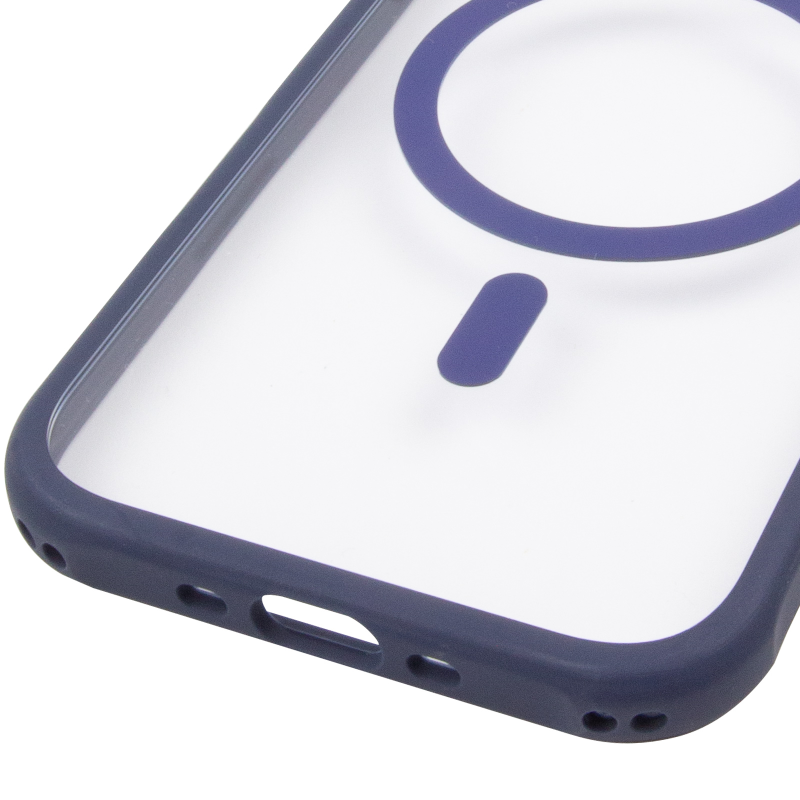 Чехол TPU+PC GETMAN Moon Clear with MagSafe для Apple iPhone 17 Air (6.5"), Blue 4, TPU+PC, купить оптом с доставкой