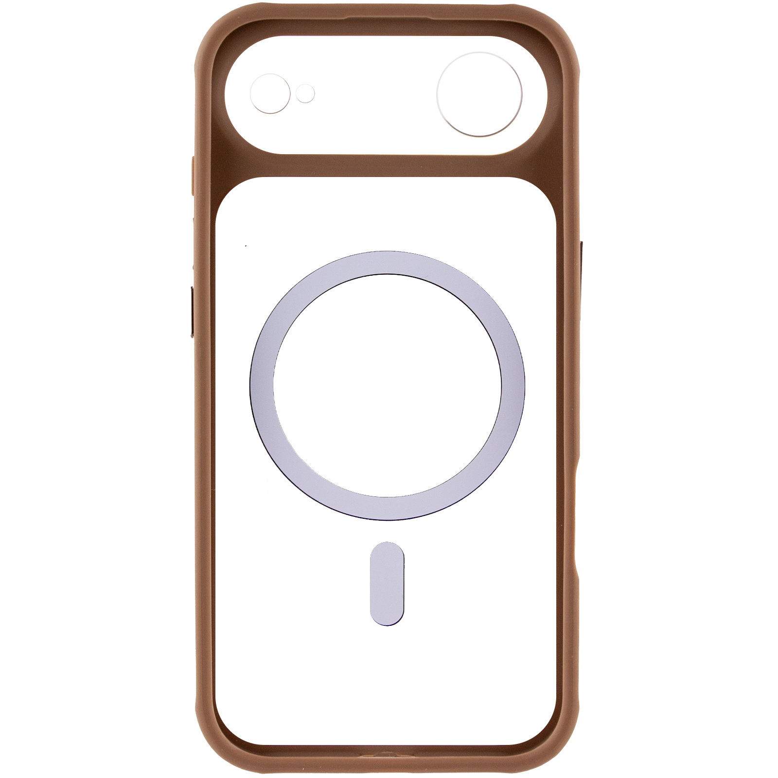 Чехол TPU+PC GETMAN Moon Clear with MagSafe для Apple iPhone 17 Air (6.5"), Brown 2, TPU+PC, купить оптом с доставкой