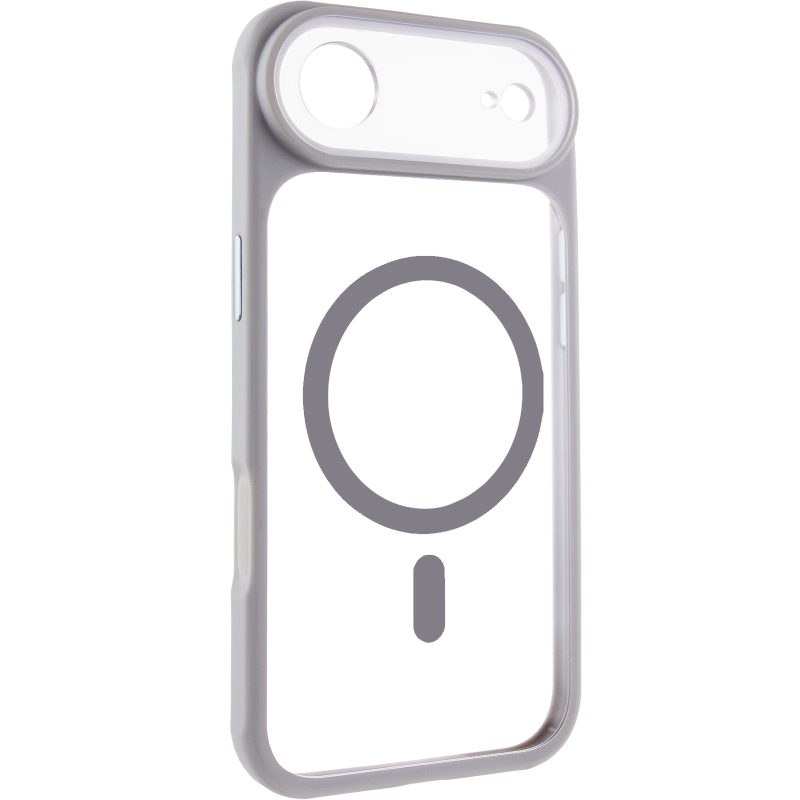 Чехол TPU+PC GETMAN Moon Clear with MagSafe для Apple iPhone 17 Air (6.5"), Grey, TPU+PC, купить оптом с доставкой