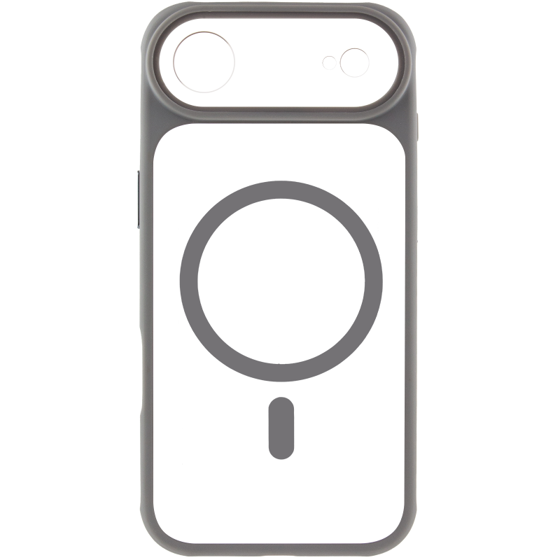 Чехол TPU+PC GETMAN Moon Clear with MagSafe для Apple iPhone 17 Air (6.5"), Grey 1, TPU+PC, купить оптом с доставкой