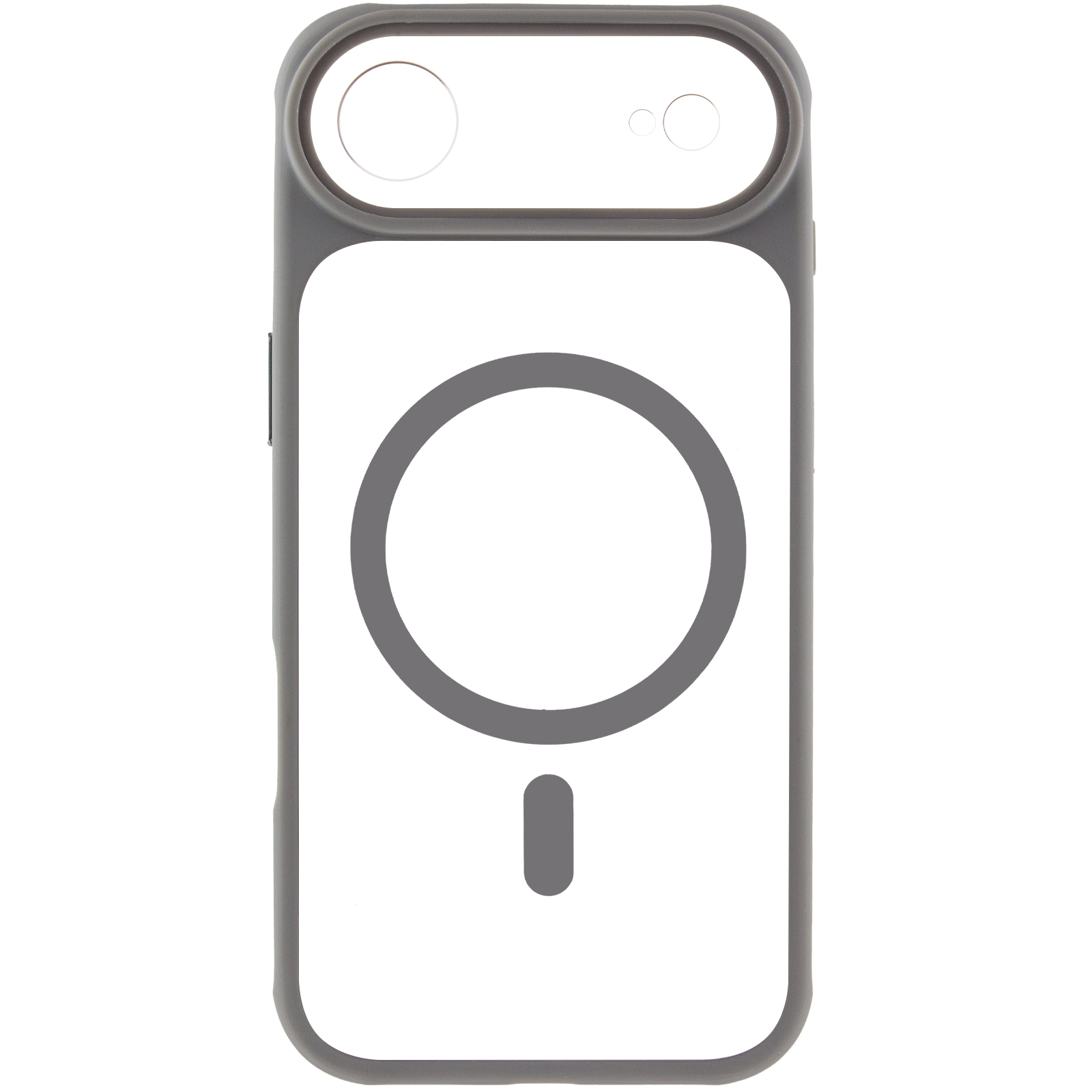 Чехол TPU+PC GETMAN Moon Clear with MagSafe для Apple iPhone 17 Air (6.5"), Grey 1, TPU+PC, купить оптом с доставкой