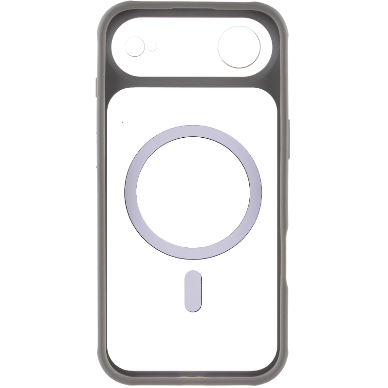 Чехол TPU+PC GETMAN Moon Clear with MagSafe для Apple iPhone 17 Air (6.5"), Grey 2, TPU+PC, купить оптом с доставкой