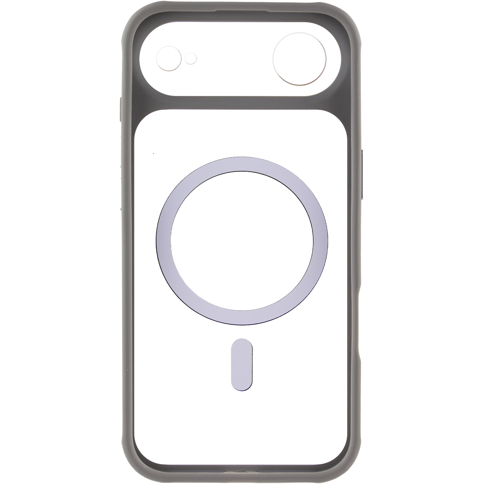 Чехол TPU+PC GETMAN Moon Clear with MagSafe для Apple iPhone 17 Air (6.5"), Grey 2, TPU+PC, купить оптом с доставкой