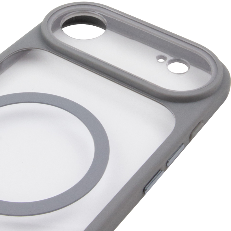 Чехол TPU+PC GETMAN Moon Clear with MagSafe для Apple iPhone 17 Air (6.5"), Grey 3, TPU+PC, купить оптом с доставкой