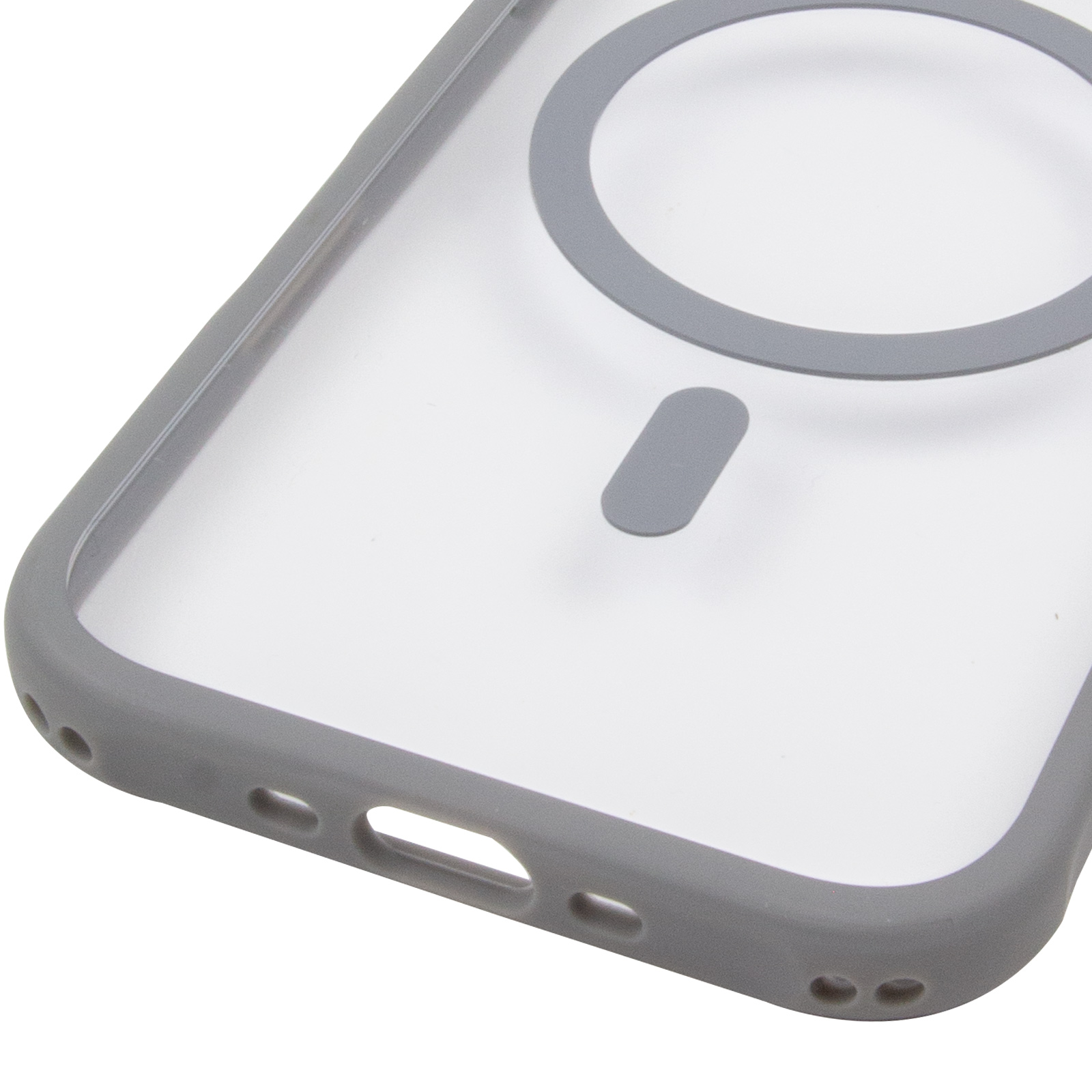 Чехол TPU+PC GETMAN Moon Clear with MagSafe для Apple iPhone 17 Air (6.5"), Grey 4, TPU+PC, купить оптом с доставкой