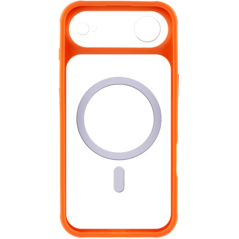 Чехол TPU+PC GETMAN Moon Clear with MagSafe для Apple iPhone 17 Air (6.5"), Orange 2, TPU+PC, купить оптом с доставкой