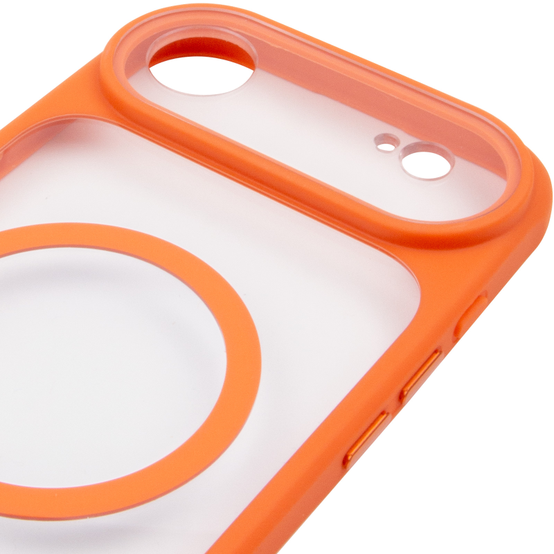 Чехол TPU+PC GETMAN Moon Clear with MagSafe для Apple iPhone 17 Air (6.5"), Orange 3, TPU+PC, купить оптом с доставкой