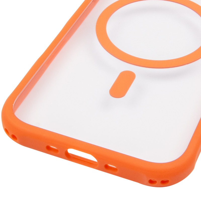 Чехол TPU+PC GETMAN Moon Clear with MagSafe для Apple iPhone 17 Air (6.5"), Orange 4, TPU+PC, купить оптом с доставкой