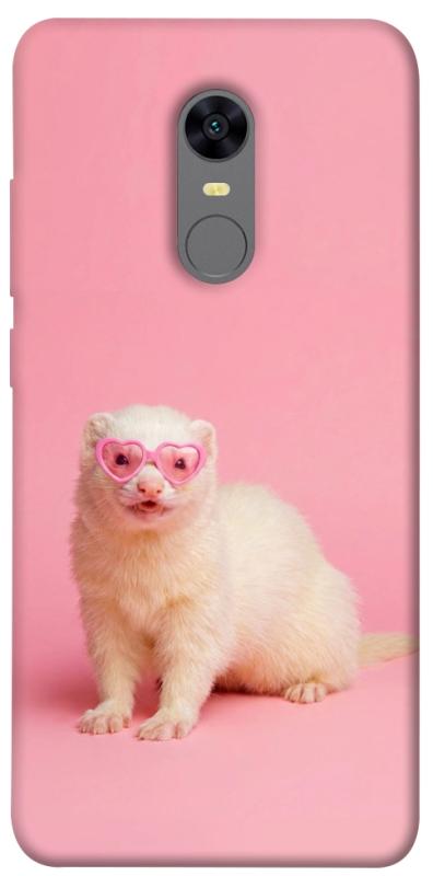 Чехол itsPrint Белый хорёк для Xiaomi Redmi 5 Plus / Redmi Note 5 (Single Camera), животные, купить оптом с доставкой