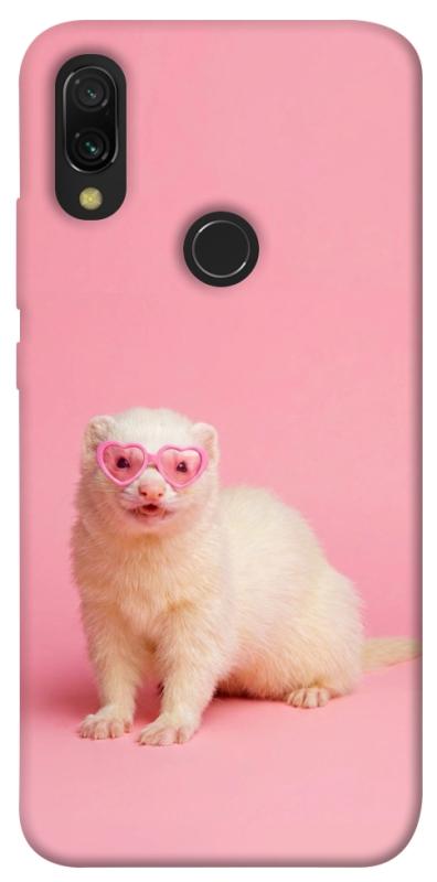 Чехол itsPrint Белый хорёк для Xiaomi Redmi 7, животные, купить оптом с доставкой
