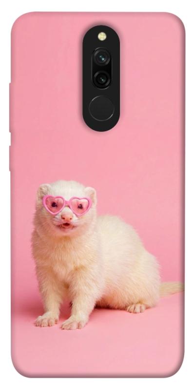 Чехол itsPrint Белый хорёк для Xiaomi Redmi 8, животные, купить оптом с доставкой