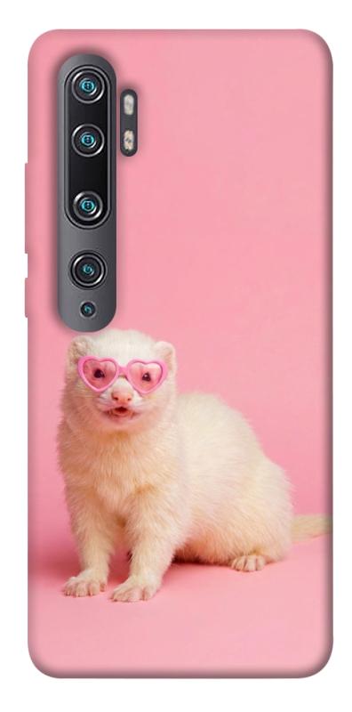 Чехол itsPrint Белый хорёк для Xiaomi Mi Note 10 / Note 10 Pro / Mi CC9 Pro, животные, купить оптом с доставкой