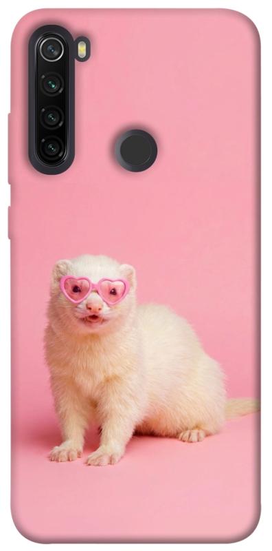 Чехол itsPrint Белый хорёк для Xiaomi Redmi Note 8T, животные, купить оптом с доставкой