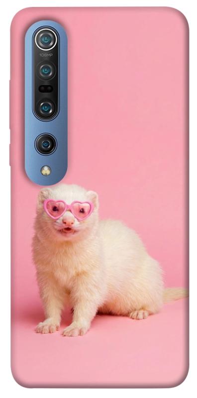 Чехол itsPrint Белый хорёк для Xiaomi Mi 10 / Mi 10 Pro, животные, купить оптом с доставкой