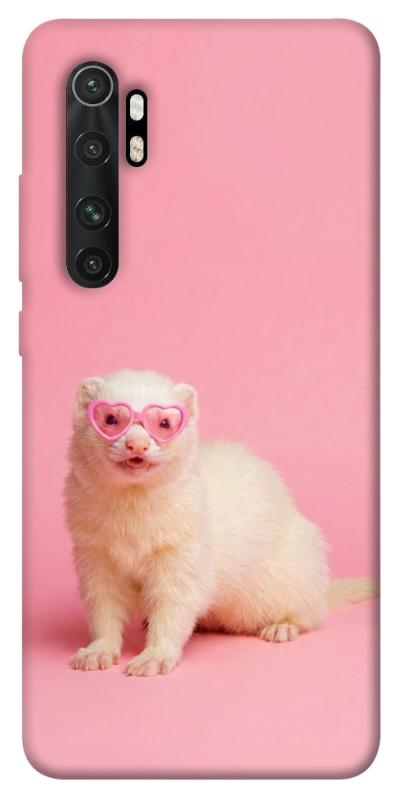 Чехол itsPrint Белый хорёк для Xiaomi Mi Note 10 Lite, животные, купить оптом с доставкой