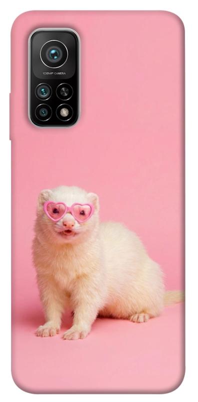 Чохол itsPrint Білий тхір для Xiaomi Mi 10T, тварини, купити оптом з доставкою