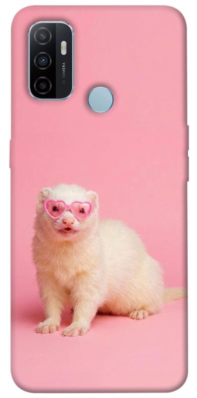 Чехол itsPrint Белый хорёк для Oppo A53 / A32 / A33, животные, купить оптом с доставкой