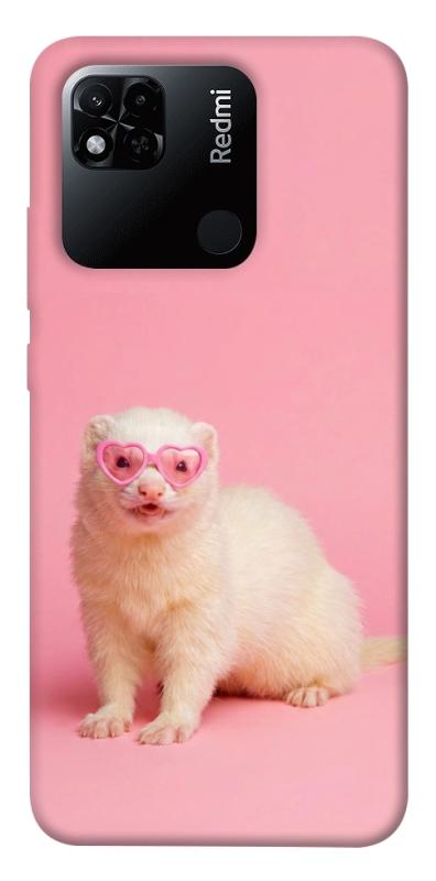 Чехол itsPrint Белый хорёк для Xiaomi Redmi 10A, животные, купить оптом с доставкой