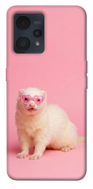 Чехол itsPrint Белый хорёк для Realme 9 4G / 9 Pro+, животные, купить оптом с доставкой