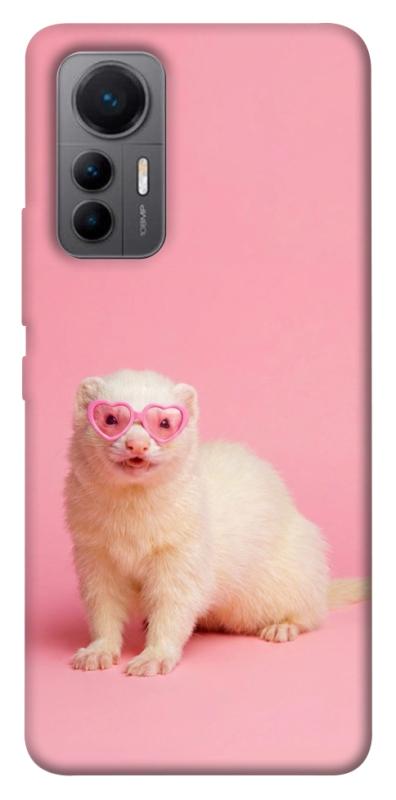 Чехол itsPrint Белый хорёк для Xiaomi 12 Lite, животные, купить оптом с доставкой