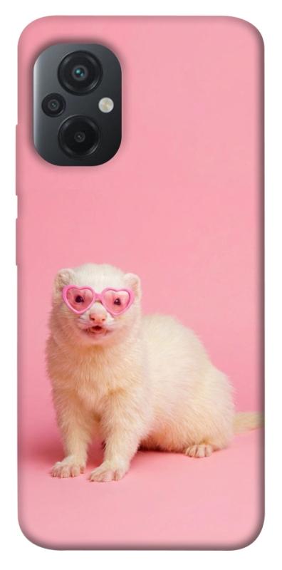 Чехол itsPrint Белый хорёк для Xiaomi Poco M5, животные, купить оптом с доставкой