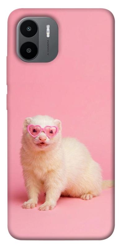 Чехол itsPrint Белый хорёк для Xiaomi Redmi A1 / A2, животные, купить оптом с доставкой