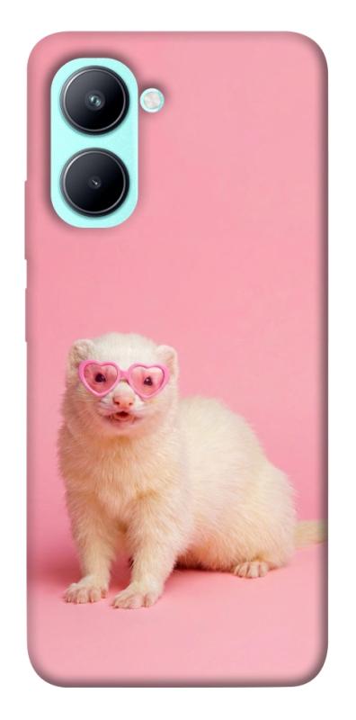 Чехол itsPrint Белый хорёк для Realme C33, животные, купить оптом с доставкой