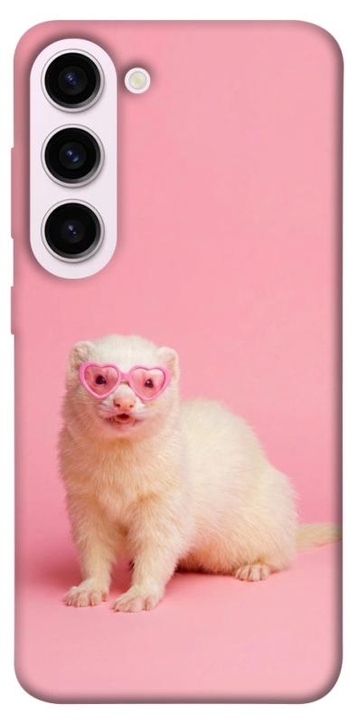 Чехол itsPrint Белый хорёк для Samsung Galaxy S23+, животные, купить оптом с доставкой