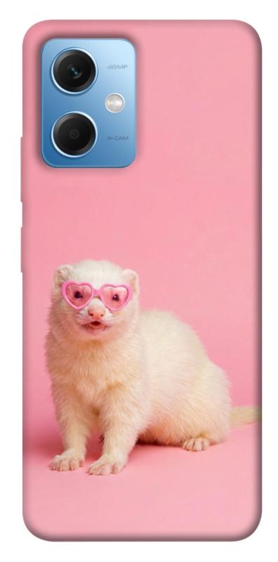 Чехол itsPrint Белый хорёк для Xiaomi Redmi Note 12 5G, животные, купить оптом с доставкой