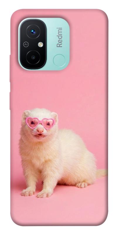 Чехол itsPrint Белый хорёк для Xiaomi Redmi 12C, животные, купить оптом с доставкой