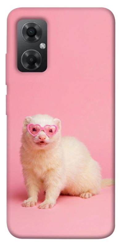 Чехол itsPrint Белый хорёк для Xiaomi Redmi Note 11R, животные, купить оптом с доставкой