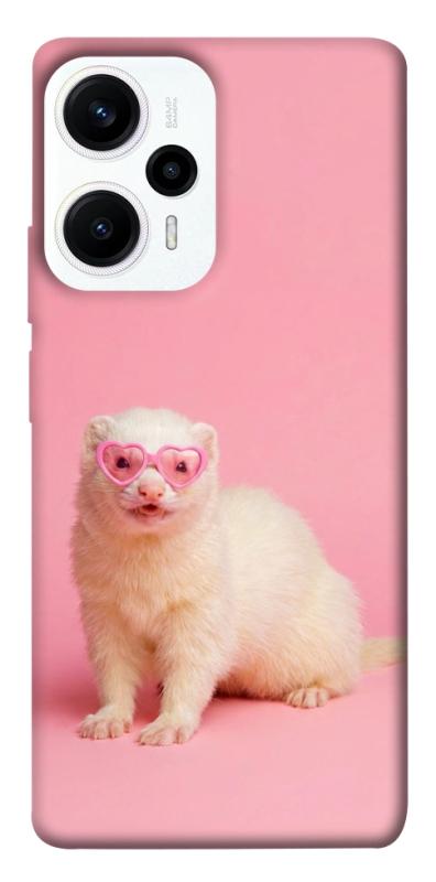 Чехол itsPrint Белый хорёк для Xiaomi Poco F5 / Note 12 Turbo, животные, купить оптом с доставкой