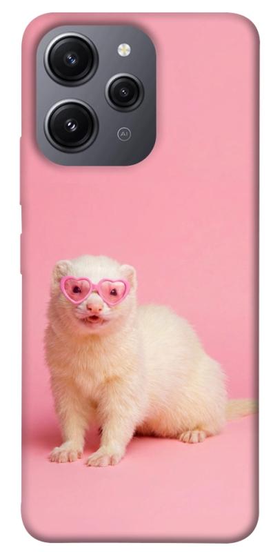 Чехол itsPrint Белый хорёк для Xiaomi Redmi 12, животные, купить оптом с доставкой