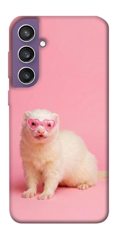 Чехол itsPrint Белый хорёк для Samsung Galaxy S23 FE, животные, купить оптом с доставкой