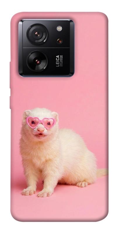 Чехол itsPrint Белый хорёк для Xiaomi 13T, животные, купить оптом с доставкой